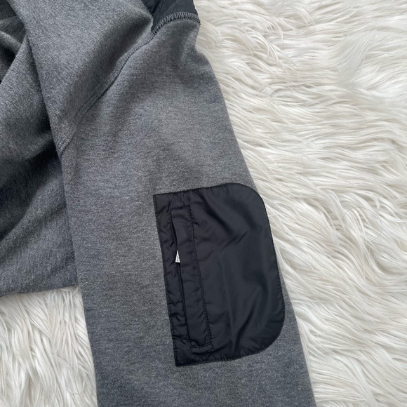 {Bugatchi Uomo} 1/4 Zip Pullover Sweatshirt in Grey - Men's XL - Picture 10 of 12